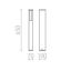 RED - Design Rendl - R10441 - Vonkajšia lampa TREEZA 1xE27/26W/230V IP54