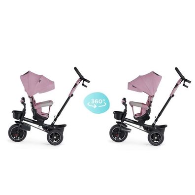 KINDERKRAFT select - Detská trojkolka 5v1 SPINSTEP ružová