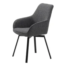 Sivá jedálenská stolička Alma – Unique Furniture