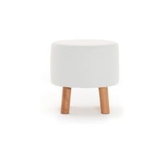 Biely taburet Silindir – Balcab Home