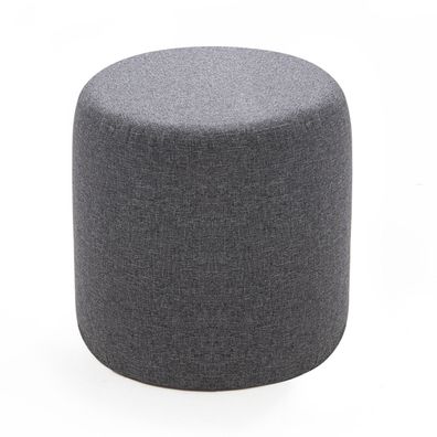Taburetka Silindir Puf Anthracite