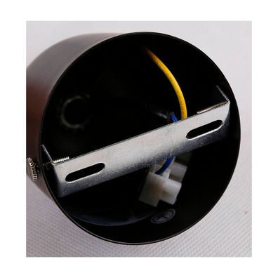 Čierne závesné svietidlo so skleneným tienidlom ø 10 cm Felis - Candellux Lighting