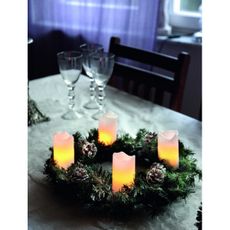 Eglo 410075 - SADA 4x LED Vianočná dekorácia ADVENT 2xLED/0,18W/2xCR2032 + DO