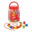 Bigjigs Toys Drevené navliekacie korálky v dóze