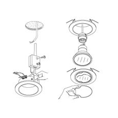 Eglo 94237 - SADA 3x LED Podhľadové svietidlo PENETO 3xGU10-LED/3W/230V