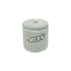 Svetlomodrý látkový detský kôš na hračky ø 20x26 cm Cookie Jar – Lorena Canals