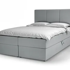Wilsondo Čalúnená manželská boxspring posteľ Aluria - sivá Rozmer: 180x200