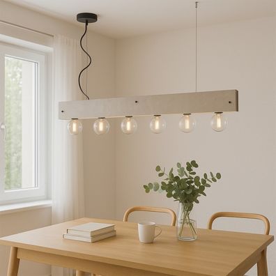 ONLI - Luster na lanku ARGO 6xE27/22W/230V šedá