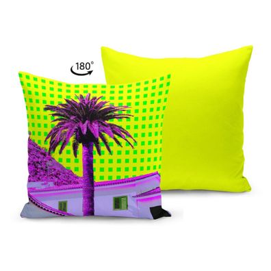 Vankúš s výplňou Kate Louise Neo Palm, 43 x 43 cm
