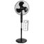 Ventilátor stojanový s diaľkovým ovládaním čierny 40 cm 45 W