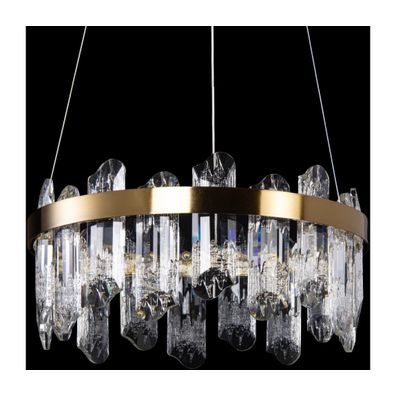 LED Luster na lanku LED/50W/230V pr. 40 cm zlatá
