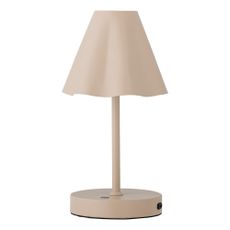 Béžová LED stmievateľná stolová lampa s kovovým tienidlom (výška 28 cm) Lianna – Bloomingville