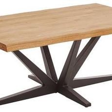 Linea Natura KONFERENČNÝ STOLÍK, čierna, farba duba, drevo, kov, 110/70/45 cm