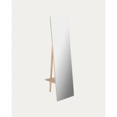 Stojacie zrkadlo s dreveným rámom 45x160 cm Keisy – Kave Home