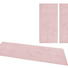 Hanse Home Collection koberce Spálňová sada Pure 102617 Rose - 3 diely: 70x140 cm (2x), 70x240 cm (1x) cm