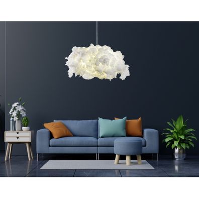 Luster na lanku SERENITY 1xE27/40W/230V biela