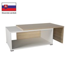 KONDELA Dron konferenčný stolík dub sonoma