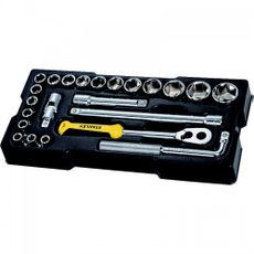 1/2" 23-dielna holá súprava v module Stanley STMT1-74173