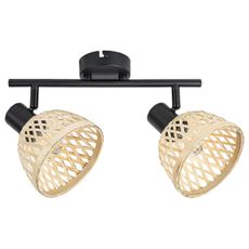 Rabalux 3134 - Bodové svietidlo RATTAN 2xE14/15W/230V ratan