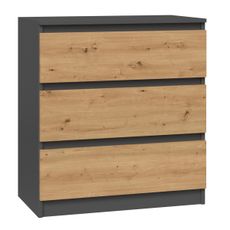 TP Living Komoda MALWA M3 dub artisan / antracit