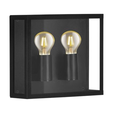 Eglo 900698 - Vonkajšie nástenné svietidlo ALAMONTE 2xE27/40W/230V IP44