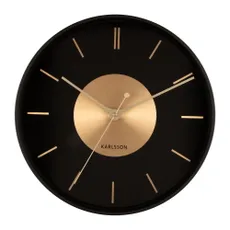 Nástenné hodiny ø 35 cm Gold Disc – Karlsson