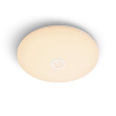 Philips Osvetlenie - Stropné LED svietidlo, priemer 32 cm, 2700 K, 16 W, so senzorom, biela 929003195801