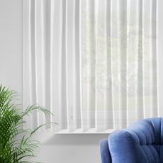 ZÁCLONA NA PÁSKE ESEL 350X150 CM BIELA