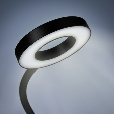 Solight WO66-B- LED Stm. stolná lampa s klipom LED/8W/230V 3000/4000/5000K čierna