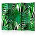 Paraván Tropical Leaves Dekorhome 225x172 cm (5-dielny)