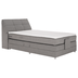 Elektrická polohovacia posteľ, boxspring, sivá, 120x200, GERONA NEW