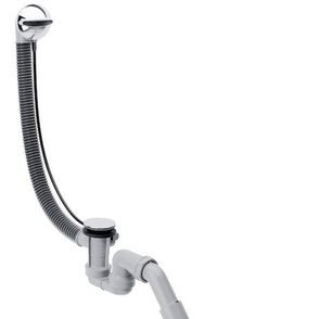 Hansgrohe Flexaplus Úplná sada a odtokovú a prepadovú súpravou pre normálne vane, chróm (5814300