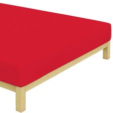 Jersey prestieradlo na jednolôžko - 90 x 200 cm - červené