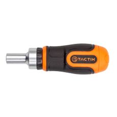 Mini račňový skrutkovač 115 mm s bity, 6 ks - TC900063