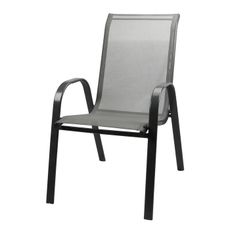 Záhradná stolička 67 x 55 x 91 cm, čierna