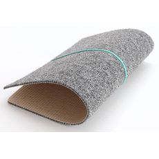Condor Carpets , Koberec metráž Extreme 73, na mieru, šíře 4m, šedá, ab (mriežka), chodba / predsieň