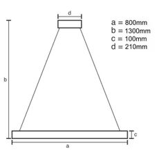 LED Stmievateľný luster na lanku LED/50W/230V 3000-6500K chróm + diaľkové ovládanie