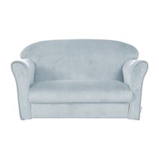 Svetlomodrá zamatová detská pohovka 78 cm Lil Sofa – Roba