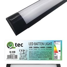 Svietidló BATTEN Led cierny 36W Q-35B