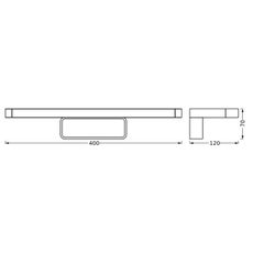 Ledvance - LED Kúpeľňové osvetlenie zrkadla DISC BAR LED/7W/230V 3000/4000K IP44