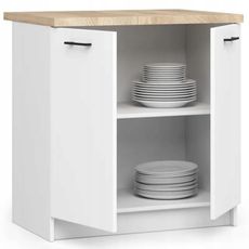Kuchynská skrinka OLIVIA S80 2D - biela