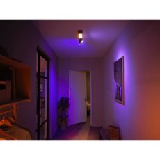 Philips-LED RGBW Stmievateľné bodové svietidlo Hue CENTRIS 2xGU10/4,2W + LED/11W