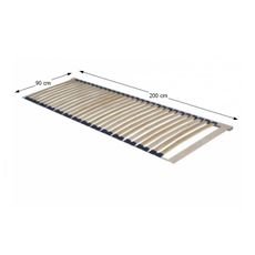 KONDELA Twinpack lamelový rošt 90x200 cm brezové drevo
