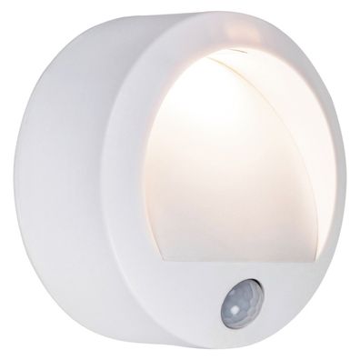 Rabalux 7980 - LED Vonkajšie nástenné svietidlo so senzorom AMARILLO LED/1,5W/3xAA IP44 biela