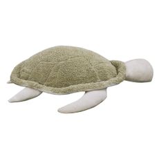 Zeleno-krémový detský puf Mrs. Turtle – Lorena Canals