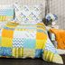 4Home Krepové obliečky Patchwork blue