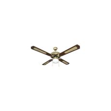 Stropný ventilátor 1xE27/70W/230V pr. 132 cm hnedá/zlatá