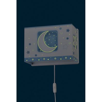 Dalber D-63238T - Detské nástenné svietidlo MOONLIGHT 1xE27/60W/230V