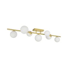 Brilagi - LED Prisadený luster MILLA 7xG9/3W/230V zlatá/biela