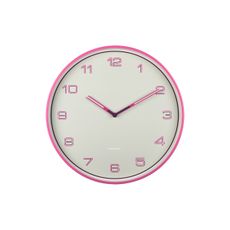 Karlsson 6013BP dizajnové nástenné hodiny ružové,priemer  40 cm